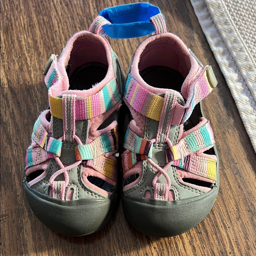 Colorful Striped Kids Sandals